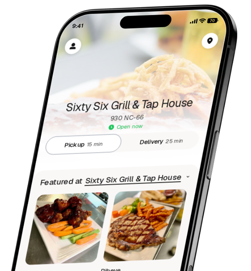 Sixty Six Grill & Tap House app preview