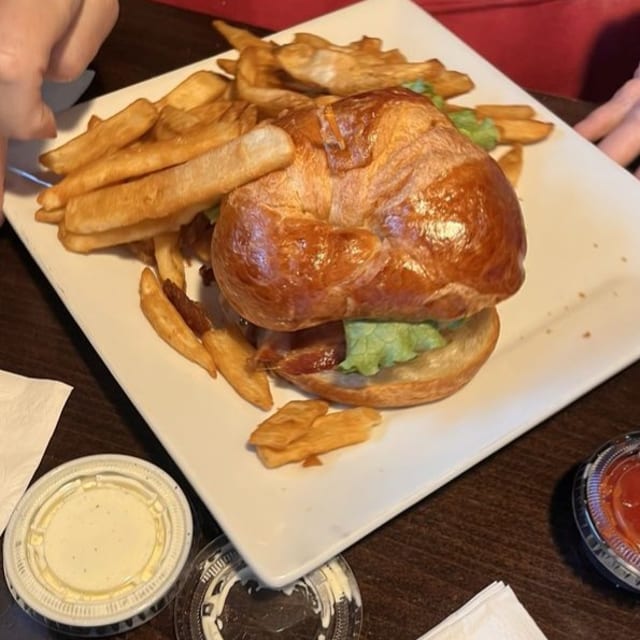 Southwest Turkey Croissant Sandwich.