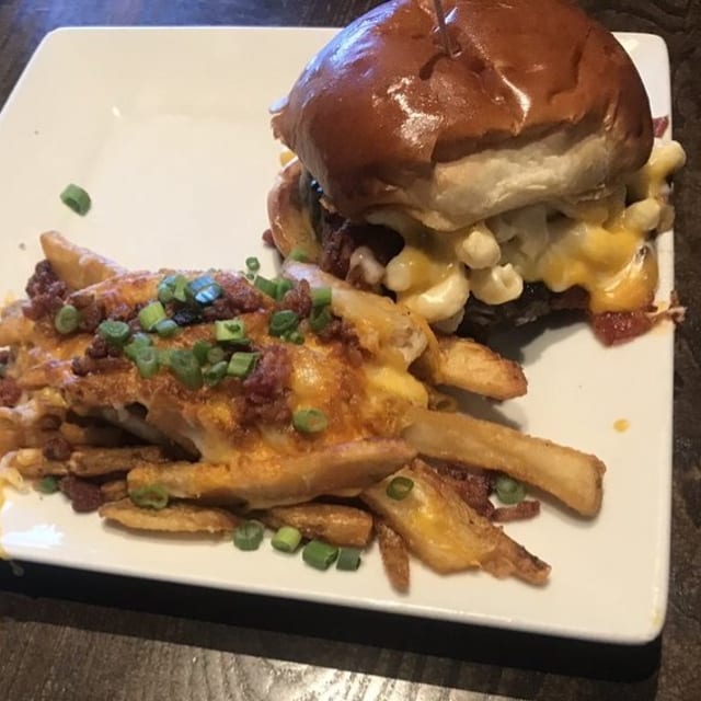 Mac and Cheese Burger.