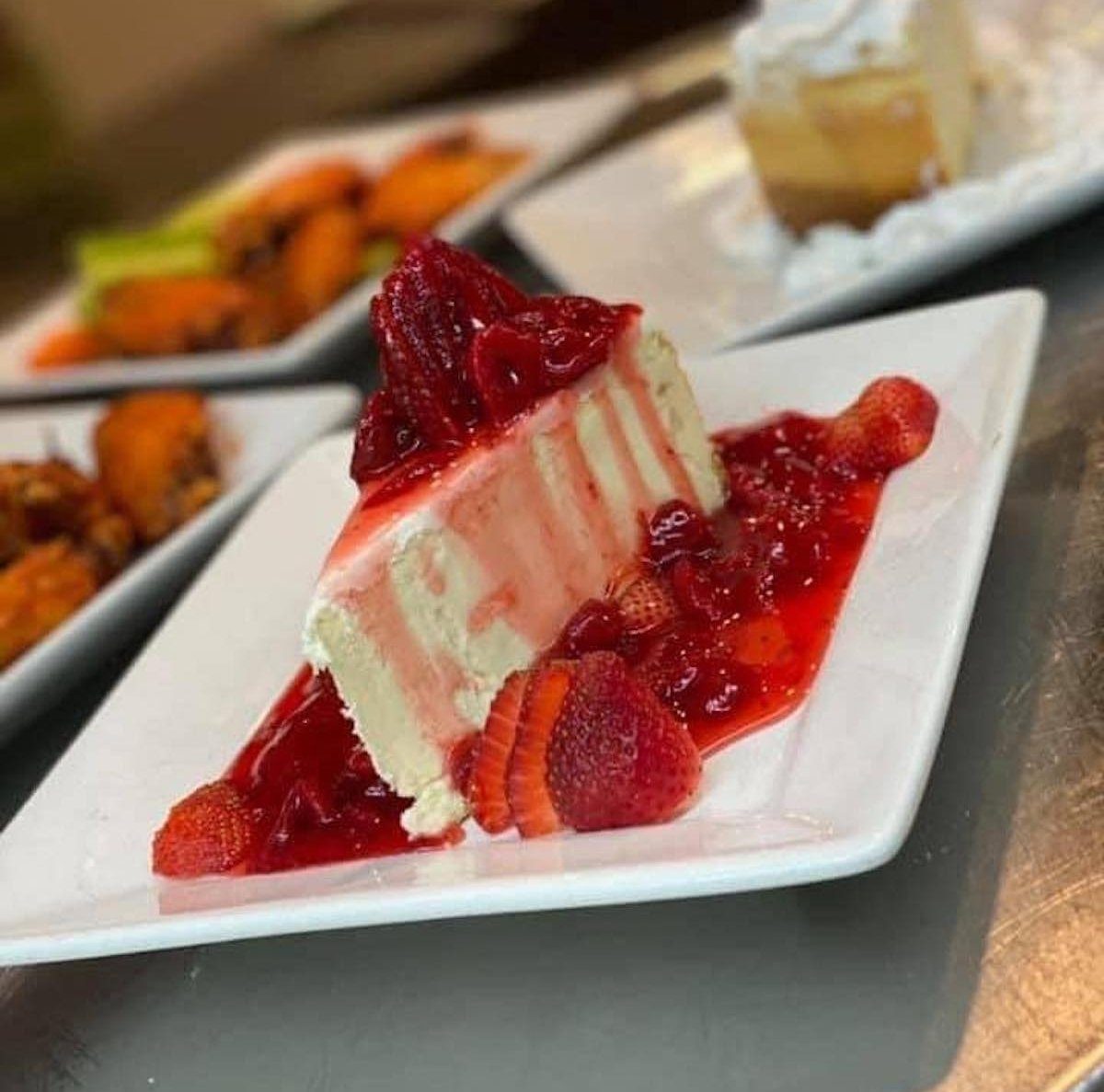 New York Style Cheesecake.