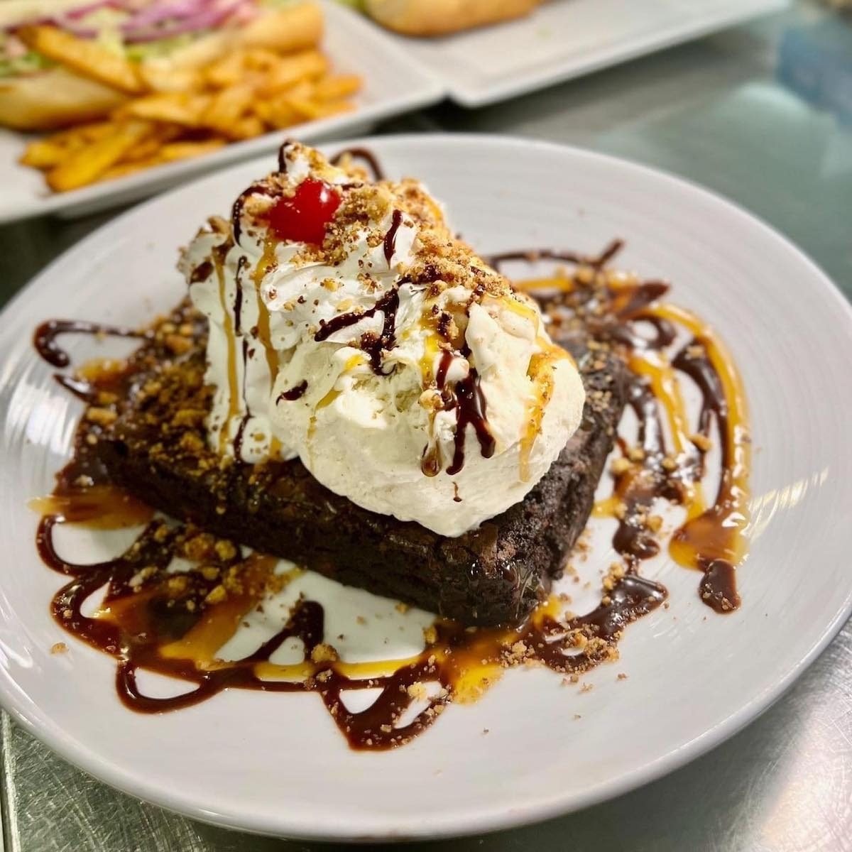 Brownie Sundae.