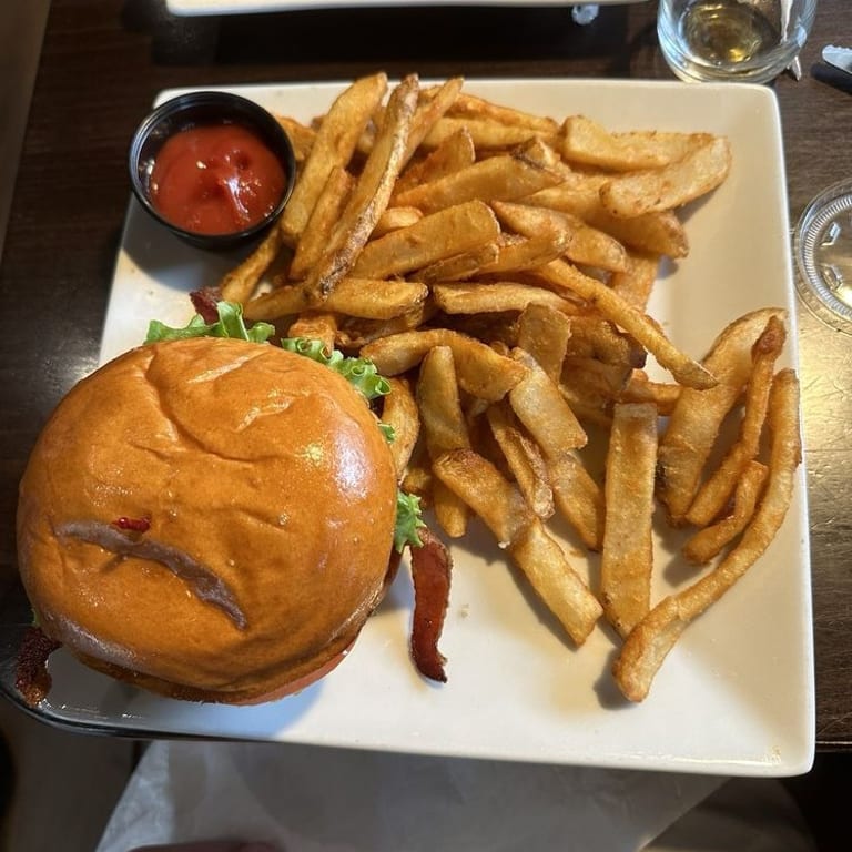 Indulge in Our Cheddar Burger