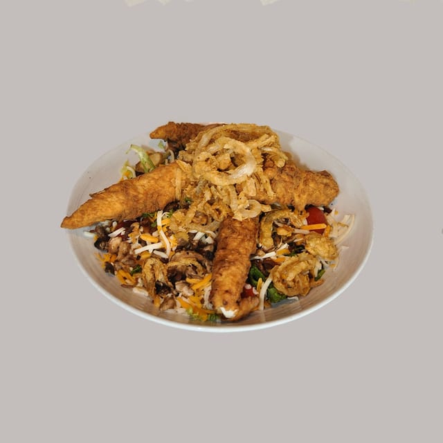 Southern Fried Chicken Salad.