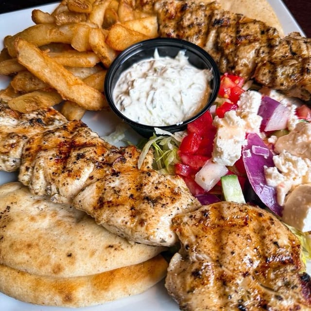 Mediterranean Chicken Skewers.