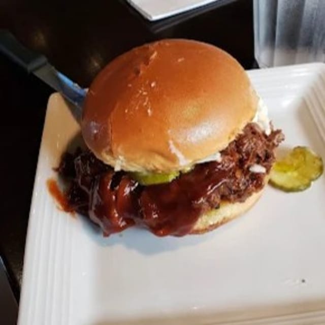 BBQ Brisket Sandwich.