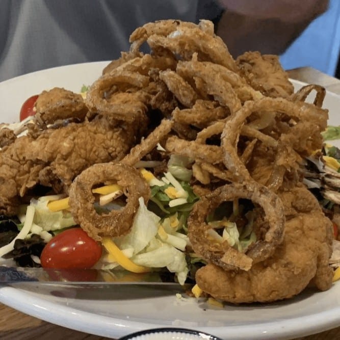Wednesday Lunch Special | Southern Fried Chicken Salad.